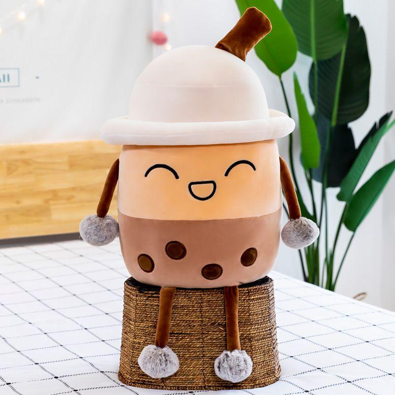 Entzücklicher Bubble Tea Boba Becher Weiche Milch Tee Kissen Plüschtier Für Kinder Und Erwachsene