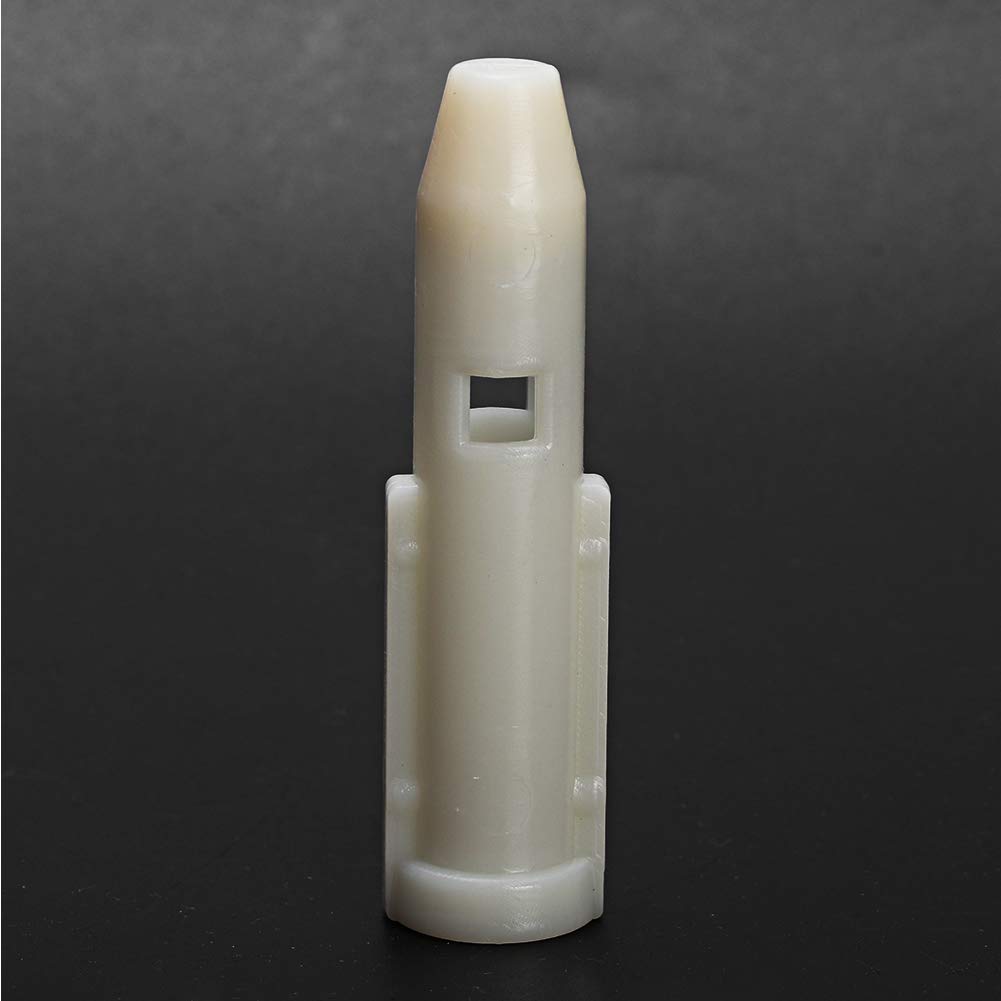 JGGLD White Gear Shift Knob Adapter Sleeve Replacement Made of Durable Compatible with Peugeot 206 207 306 307 308 Part, Plastic,