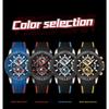POEDAGAR Sports Men Watches Waterproof Luminous Chronograph Date Military Watch Silicone Strap Quartz Wristwatch Reloj