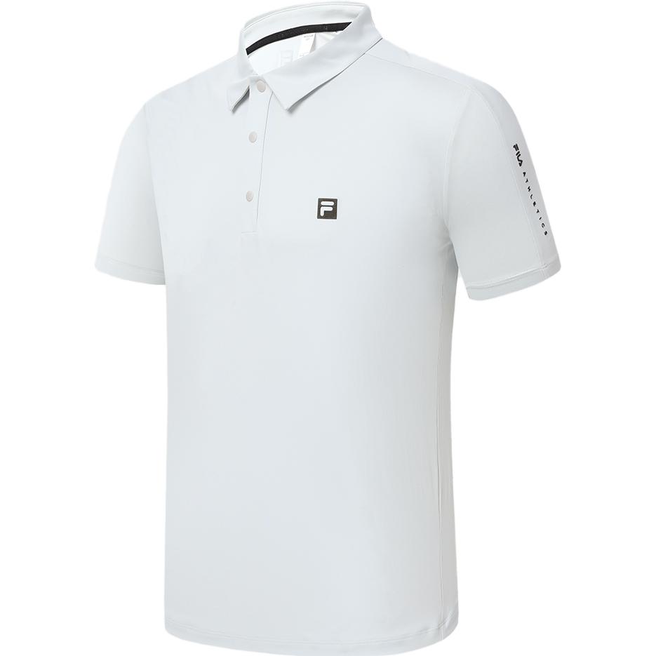 

New FILA Polo Shirt Men s Pearl Gray A11M321117FGY L