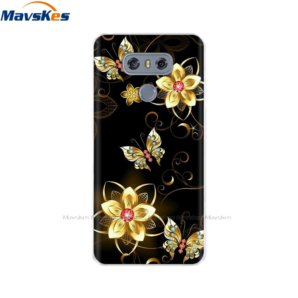 Soft TPU Case For Coque LG G5 G6 Case Cover Silicone Painted Phone Cover For LG G5 G6 Bumper Case Capa Fundas Coque