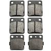 Front and Rear Brake Pads for Yamaha Blaster YFS200 YFS 200 2003-2006 YFM 350 YFM300 Wolverine 1995-2004 YFM350 Banshee 1988-09