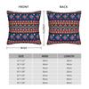 Kokopelli  Aztec Pattern Native American Square Pillow Case Polyester Cushions for Sofa Kokopelli  Vintage Cushion Covers