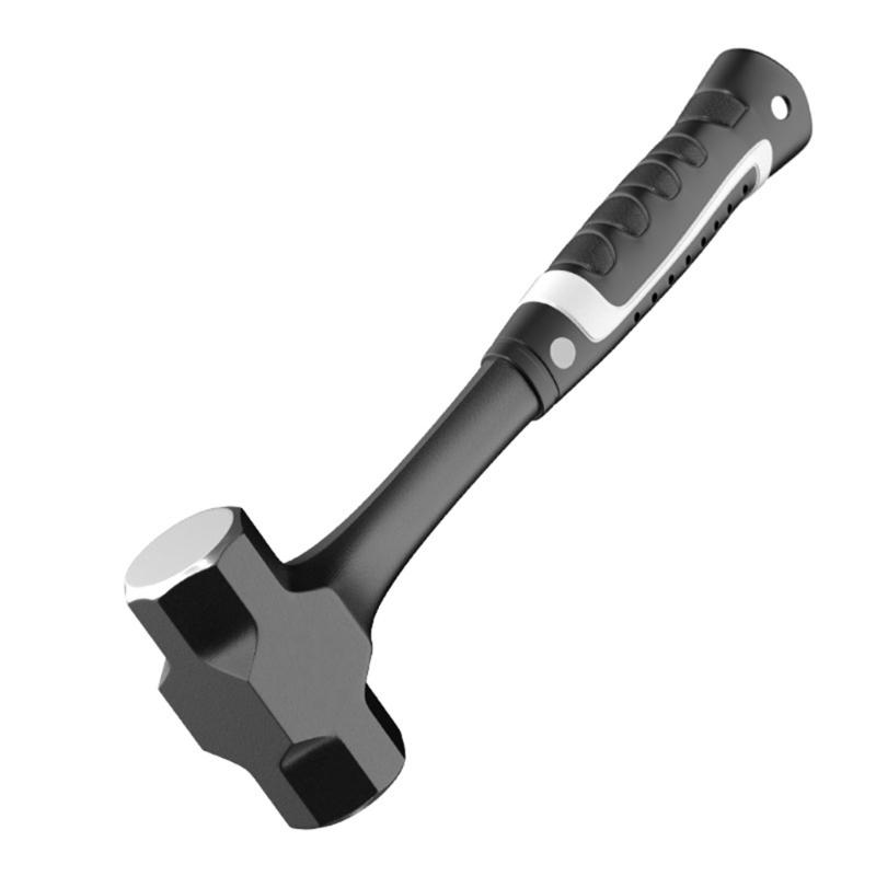 Octagonal Hammer Solid Hammer Wall Smashing Tool Heavy Construction Site Multifunctional Shock Absorbing Hammer Tool