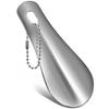 Three-colour 10cm Portable Mini Shoehorn Metal Durable Stainless Steel Fashion Keychain Shoehorn Accessories Shoe Helper