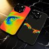 Thermal Imaging Pictures Phone Case For iPhone 17,16,15,14,13,12,11 Plus,Pro Max,XS,Colorful Silver Black Cover