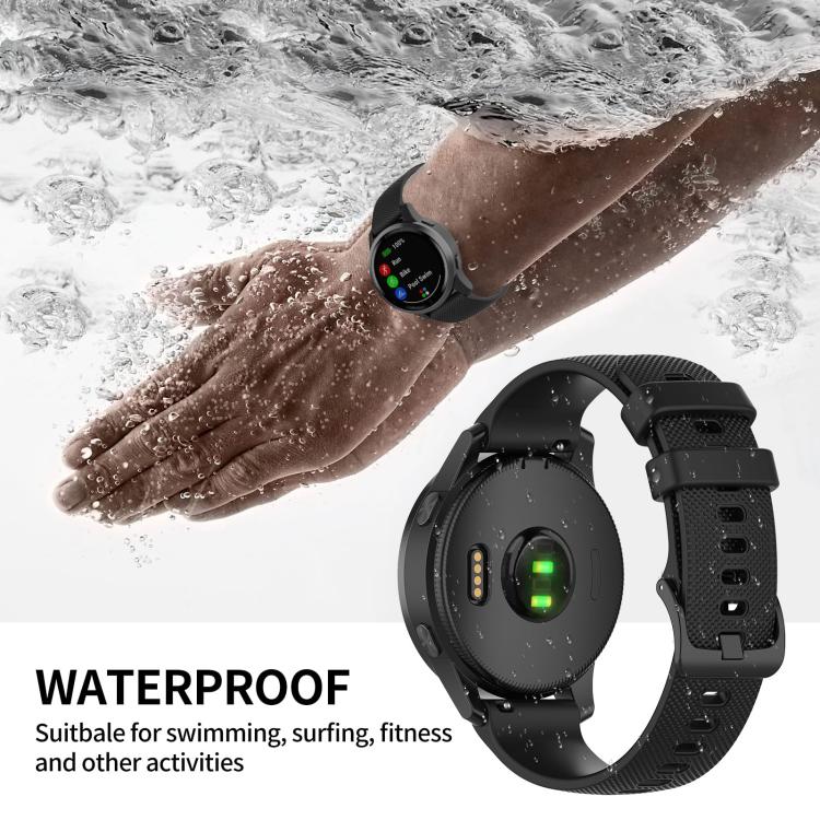 5‑Pack Small‑Plaid Solid‑Color Soft‑Silicone Watch‑Band Strap, Adjustable Universal 20mm Lug Wrist‑Bracelet For Smart‑Watch