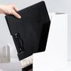 Standard Size Flipping Clipboard Folder With Horizontal Vertical Metal Clip File Organiser For School Office 12.8x9.65In