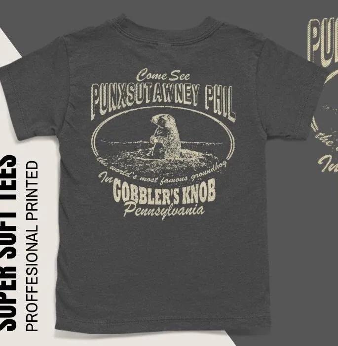 Unisex Short Sleeve Crew Neck Cotton T Shirt Groundhog Day S
