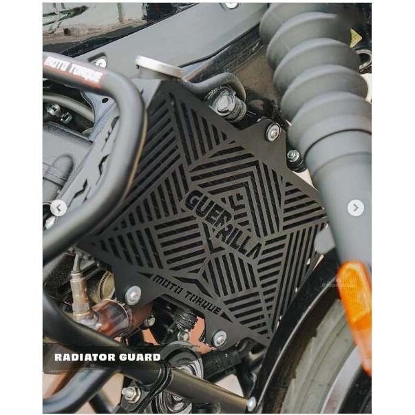 Engine Guard & Headlight "Grill Combo Pack Of 4 For Royal Enfield Guerrilla 450"