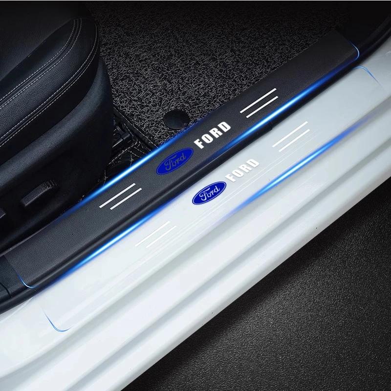 Ochranná samolepka na dveře auta Páska proti poškrábání Ochrana prahu kufru auta Pro Ford Focus 2 3 MK2 MK3 MK4 Kuga Fiesta Ecosport