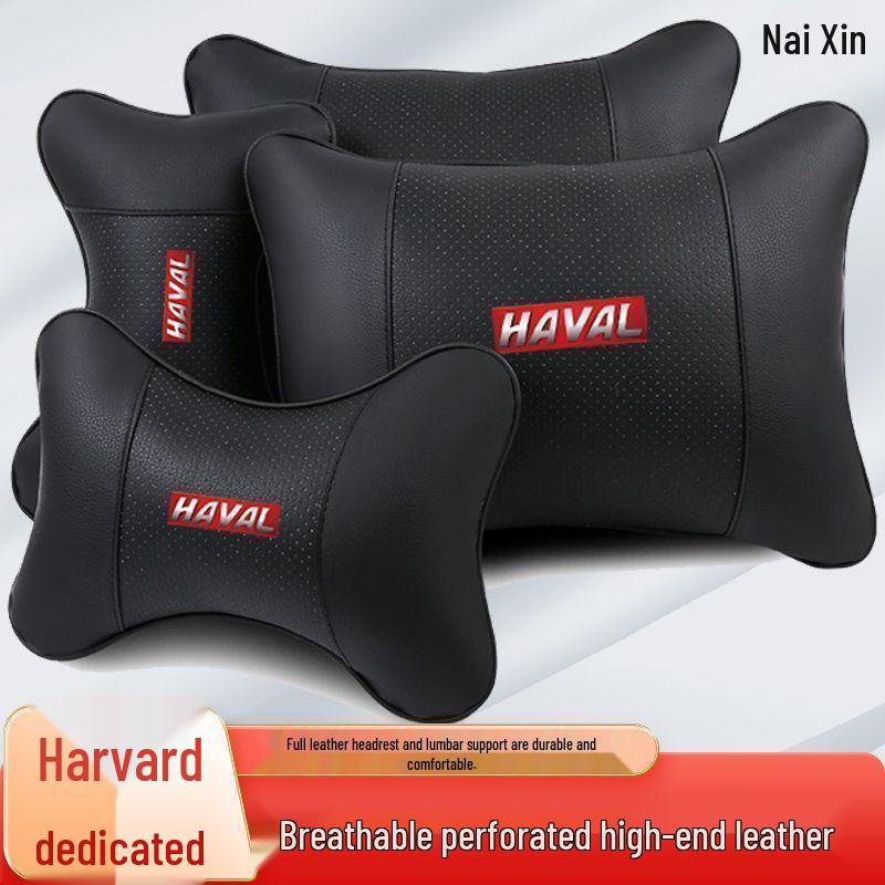 Haval Car Headrest & Lumbar Support Cushion: Fits H6, Big Dog, H9, Mythical Beast, M6, Red Hare, H6S, First Love Models.