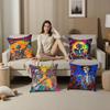 Rock Band G-Grateful Dead Pillow Case Square Double‑Sided Print Cushion Case For Sofa Home Bedchamber Decor Gift