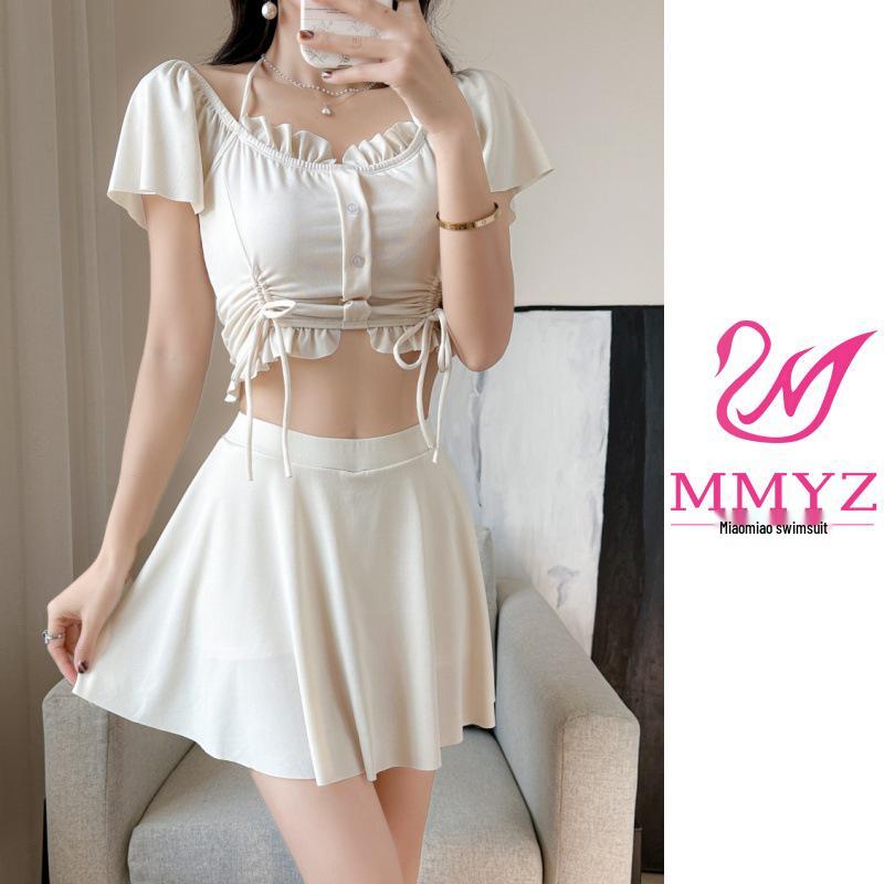 

Женский купальник-бикини для похудения из двух частей - Контроль живота, Стильный купальник для студентов L (Suitable for 105-118 lbs)