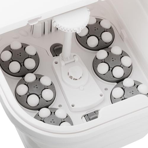 Foldable Foot Hydromassager 500W With Heating 6 Massage Rollers And Timer
