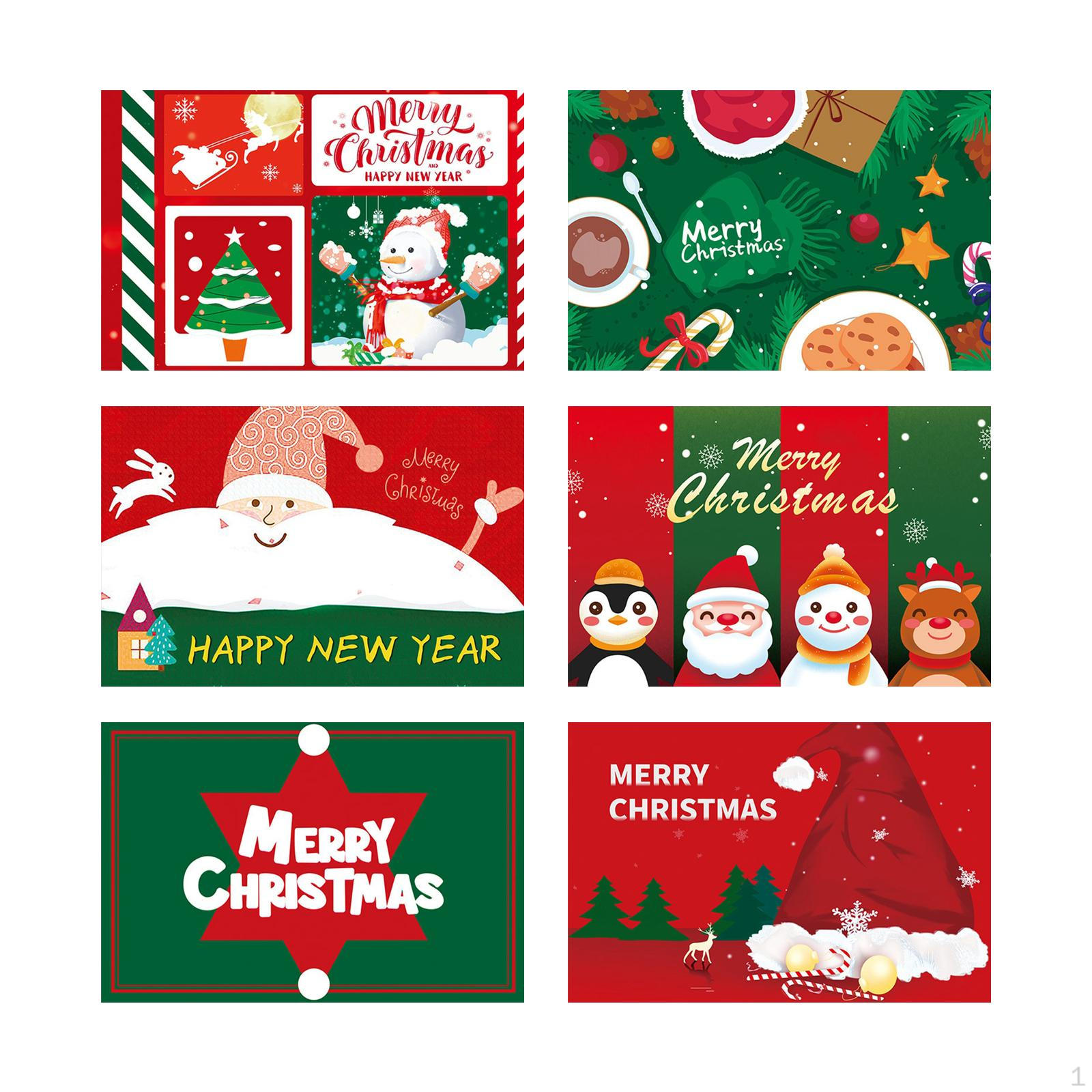 

Placemats for Dining Set of 6, Holiday Mats Decoration Restaurant Party Decor styleA