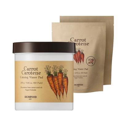 Carrot Carotene Calming Water Pads 60 Sheets + Refills 60 (31939251)