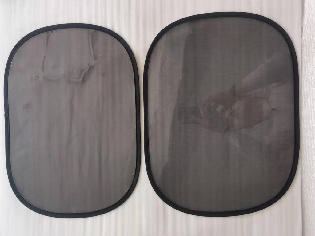 Parasol Lateral para Ventana Interior de Coche Pegatina Estática de Dibujos Animados con Logo