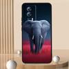 Cartoon Anime Animals For Xiaomi Redmi 12 13C 12C 13 10C 9T A2 9A 9C 7A Note 10S 8T 10 9 8 Pro 4G 5G Black Phone Case