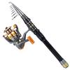 Fishing Rods Reels Combos 1.5m-3.0m Travel Telescopic Fishing Rod 12BB Fishing Reels for Bass Carp Fishing