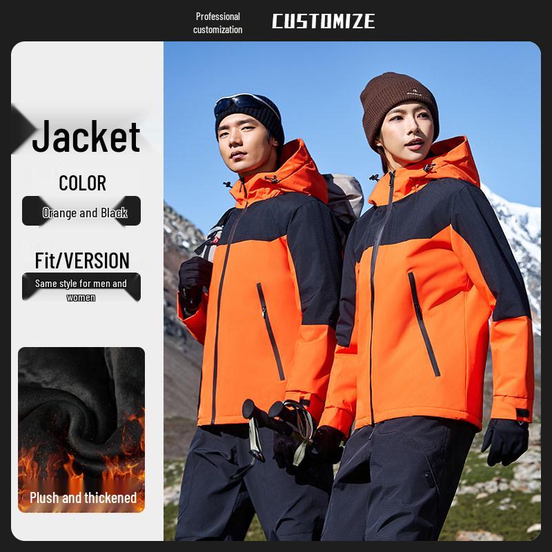Men's Custom Logo Anti-Static Thickened Windproof Work Jacket for Autumn and Winter