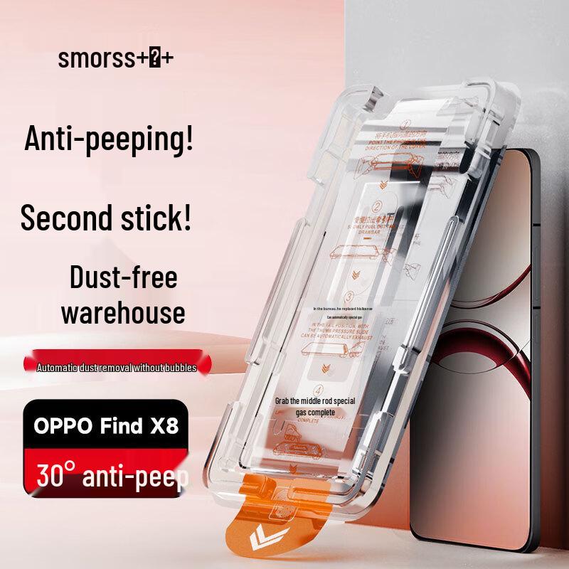 Smorss Bildschirmschutz und Objektivschutz für OPPO Find X Serie