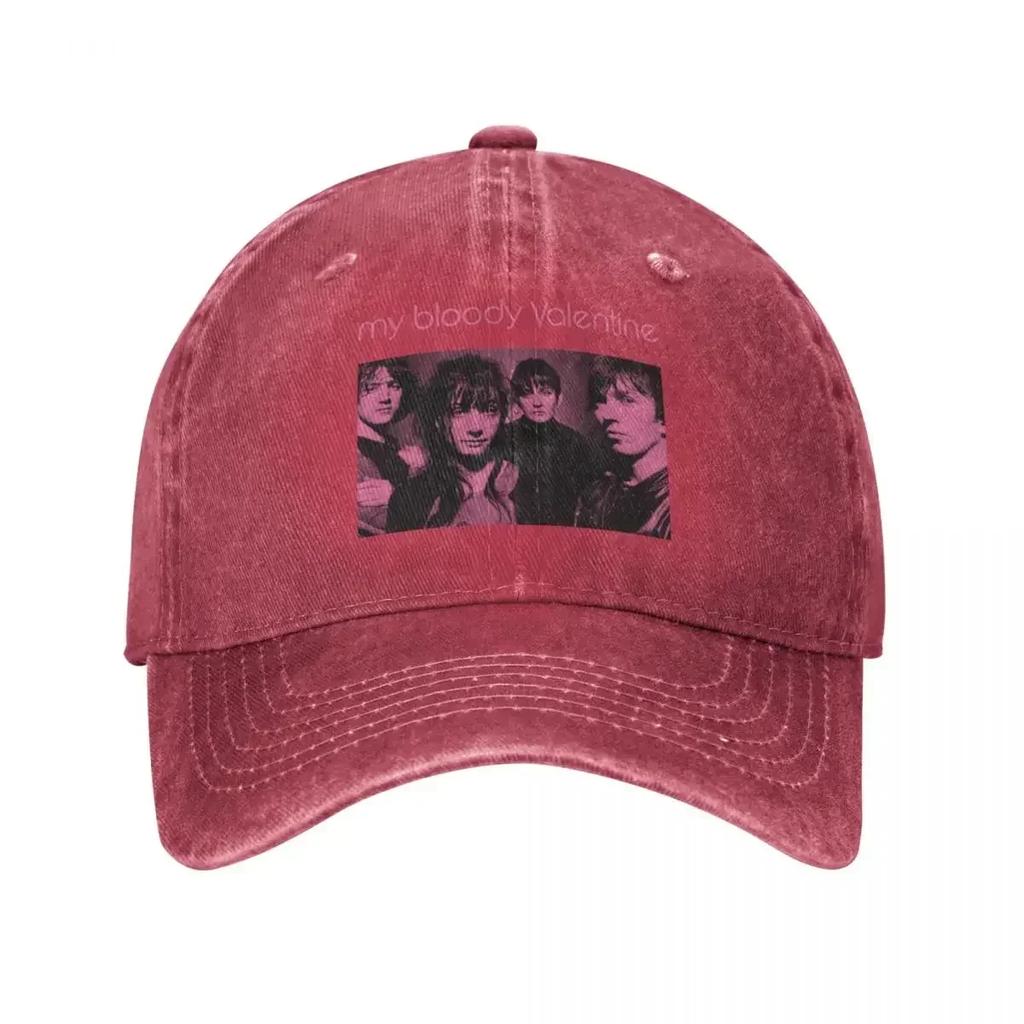 My Bloody Valentine Slowdive Band Baseball Cap Vintage Distressed Cotton Sun Cap Unisex Style Outdoor Workouts Caps Hat