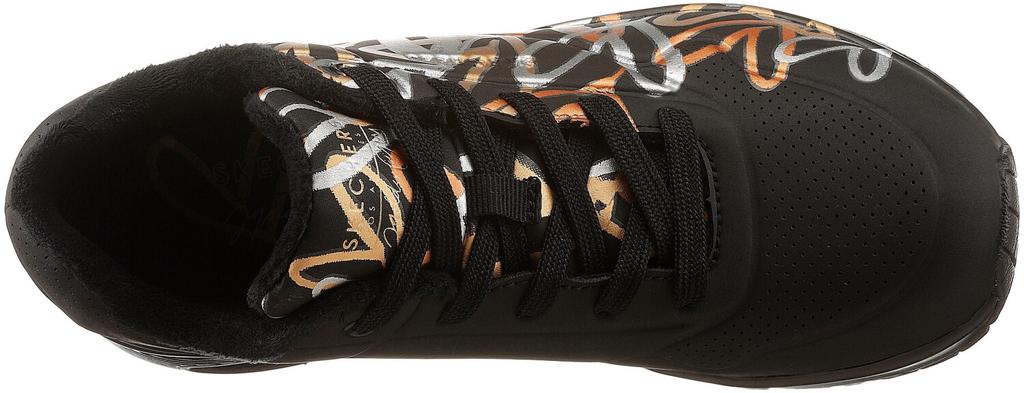 Skechers Uno James Goldcrown Metallic Love кроссовки черные