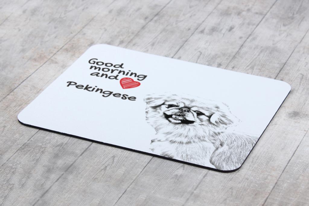 Pekingese, Pekinese, Peke - mouse pad with print, personalized dog-themed mouse pad, unique gadget for an office worker by Art-Dog brand
