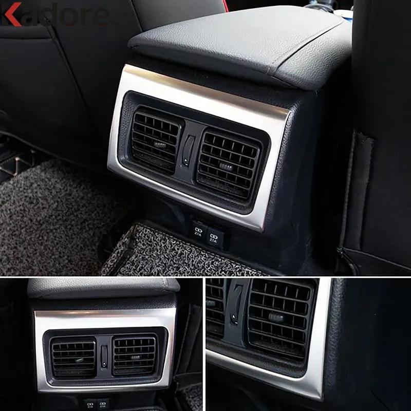 Car Amrest Rear Seat Air Condition Vent Outlet Cover Trim For Toyota Camry 70 2018-   Steel Interior Accessories