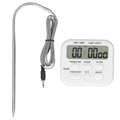 Digitales Küchenthermometer, hochempfindliches Multifunktionsthermometer mit Sondenalarmfunktion
