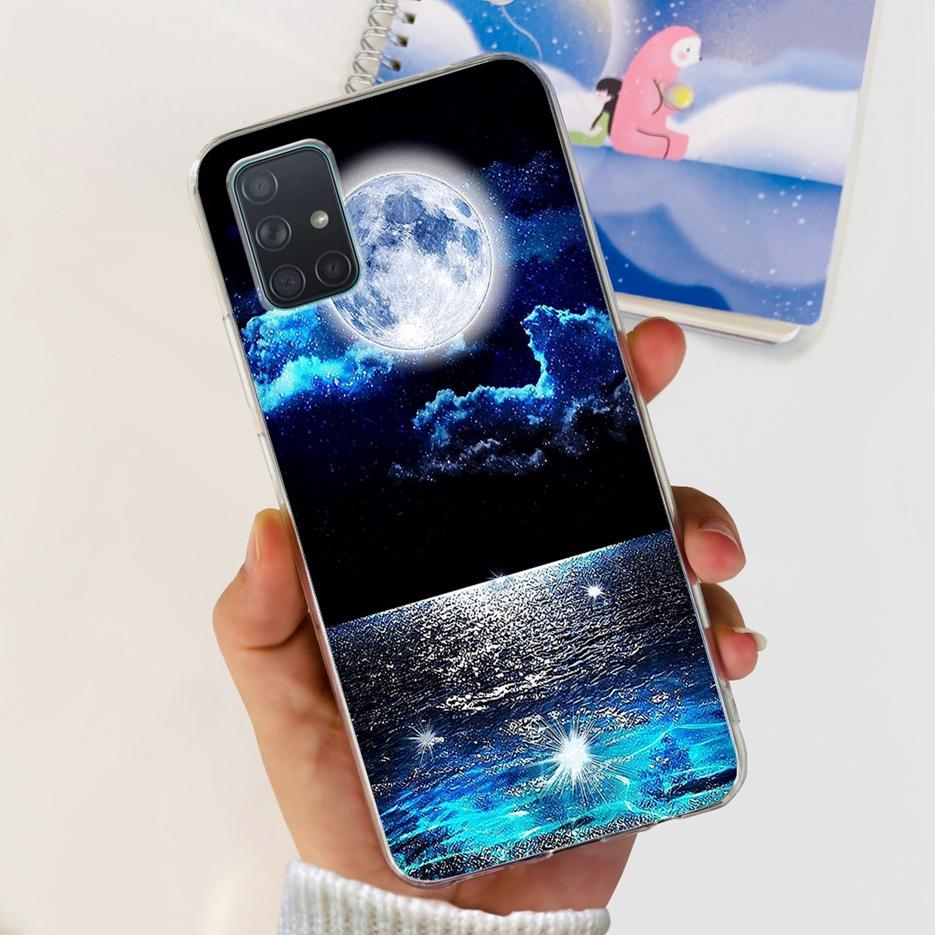 Custodia per Samsung Galaxy A31 A41 A51 A71 Custodia Dipinta Moda Carina Custodia Morbida in TPU per Samsung A31 A41 Galaxy A51 A71 Bumper