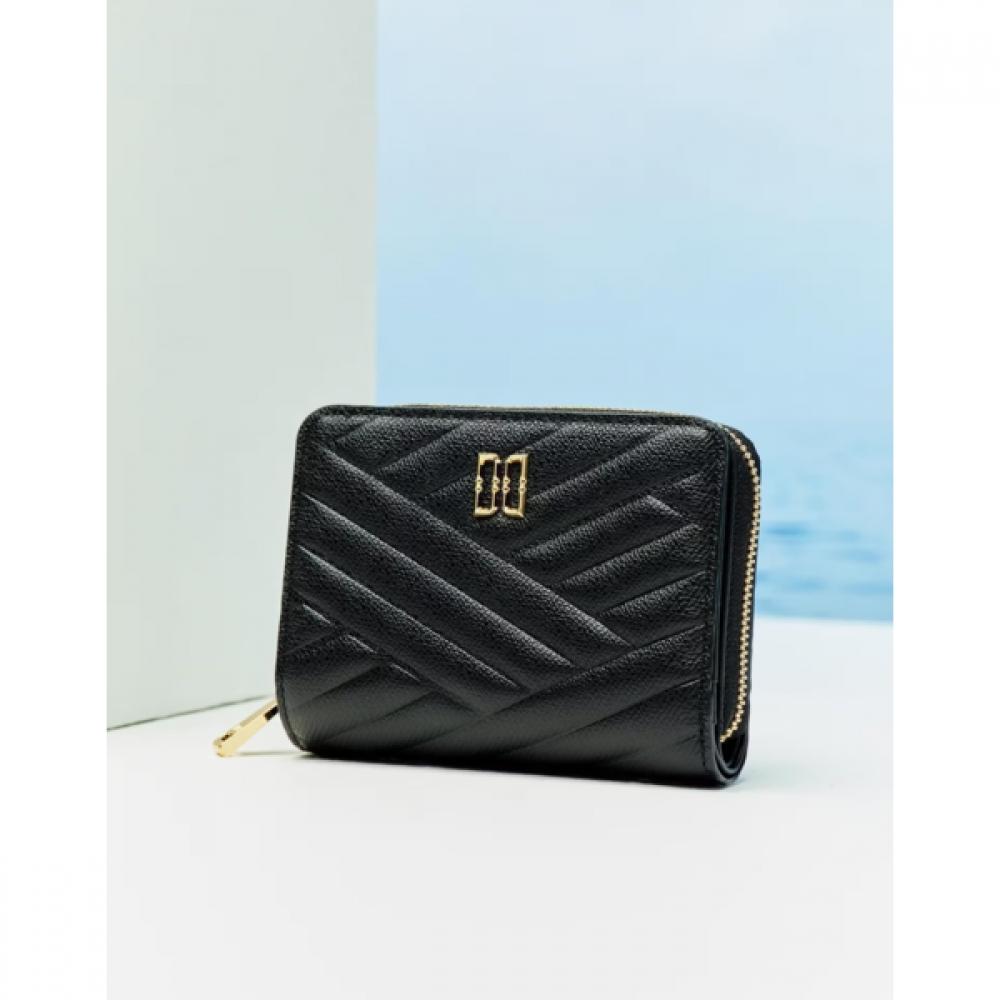 

Daks Black Carlisle Embossed Leather Golddd Zipper Wallet Dcwa6f216bk Single option