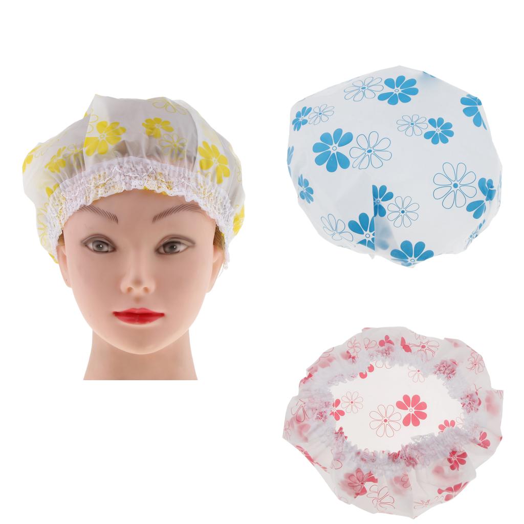 Waterproof Elastic Shower Cap Bath 