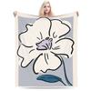 Warm Soft Blanket Girls Boys Decorative Flower Market  Throw Blanket  Flannel Bedspread For Outdoor Novelty Sofa Bed Cover