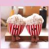 Plush Popcorn Keychain Cute Animal Toy For Bag Decoration And Gift