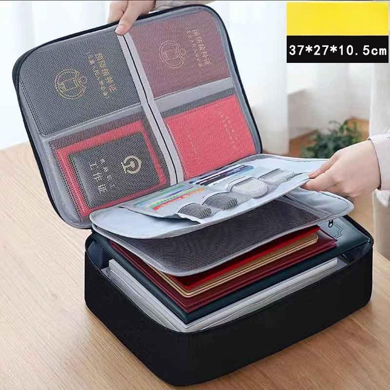 Многослойный дорожный контейнер для хранения документов и удостоверений личности Lock-free чёрный 990₽