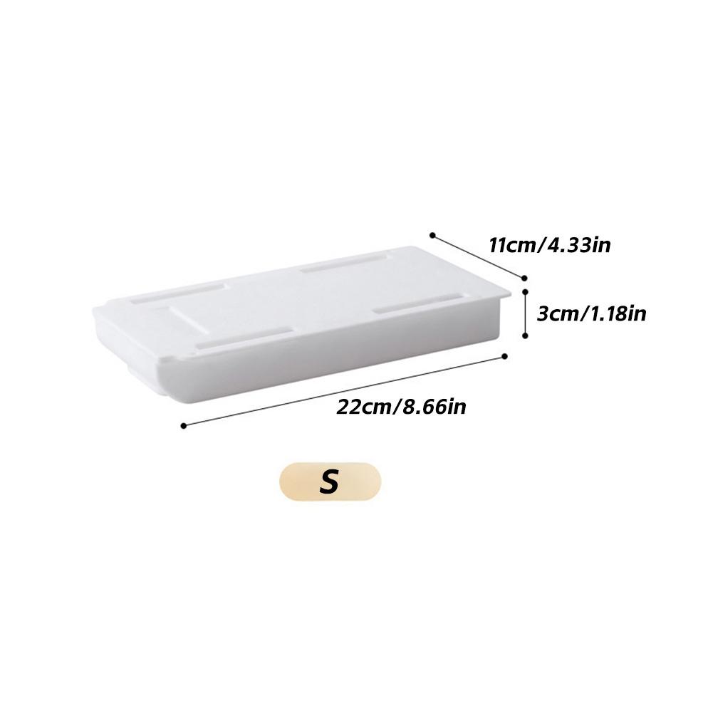 Samolepicí zásuvka pod stůl Skrytý úložný box Úspora místa Víceúčelový organizér na psací potřeby pro psací potřeby/kancelářské potřeby