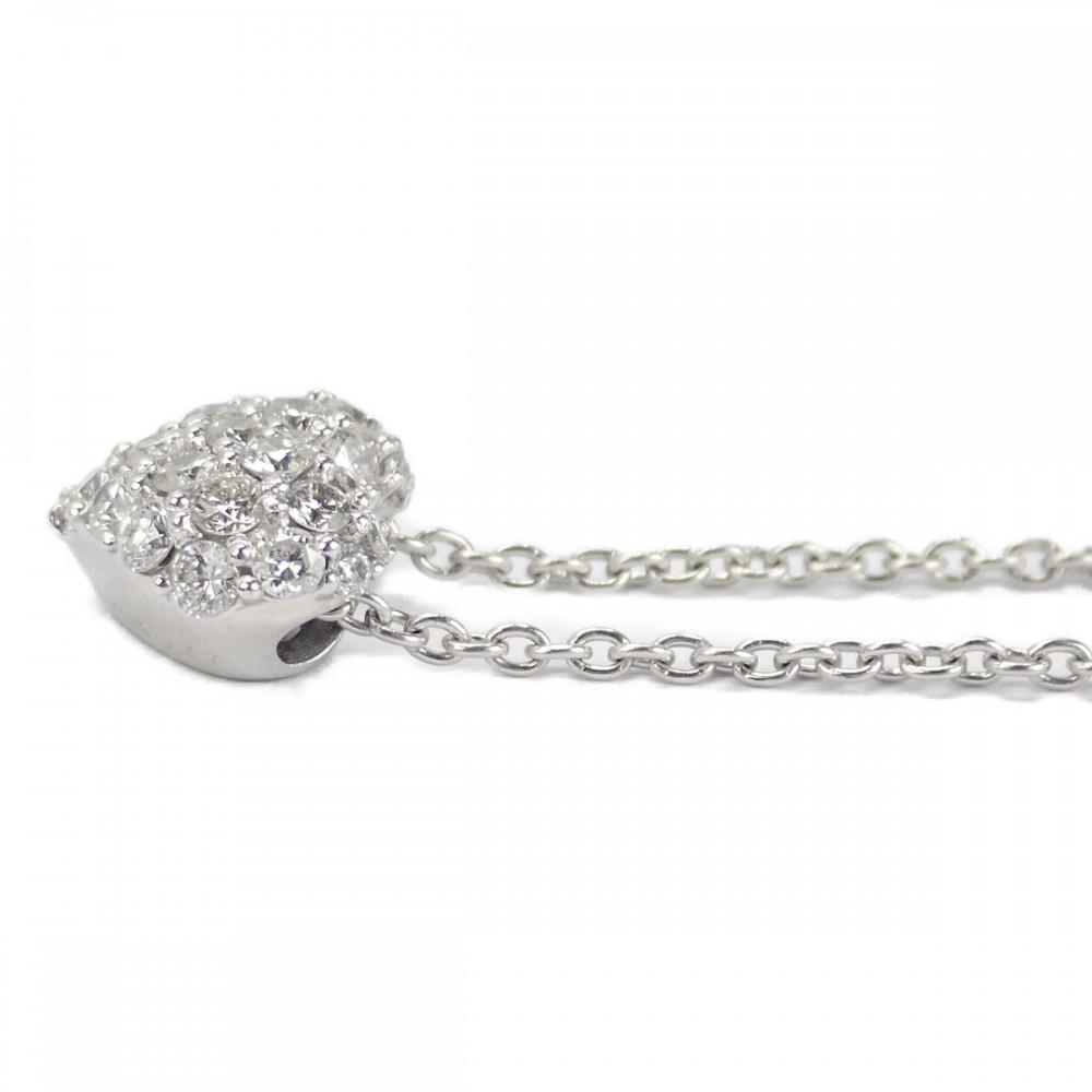 no brand  Necklace K18 white gold Women