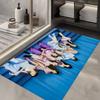 T-Twice Kpop Floor Mat Cheaper Anti-slip Modern Living Room Balcony Printed Bedside Mats
