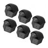 20pcs 21mm Nut Car Wheel Auto Hub Screw   Anti Theft Cover   Black