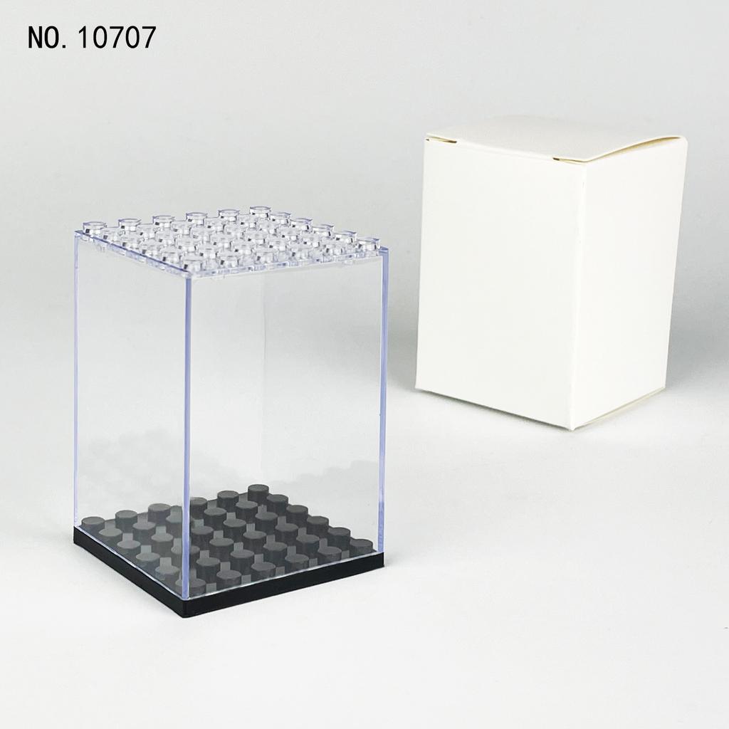 Package B6 Small Particle Display Box Storage Box Transparent Cover Children'S Assembled Building Block Toys And Decorations