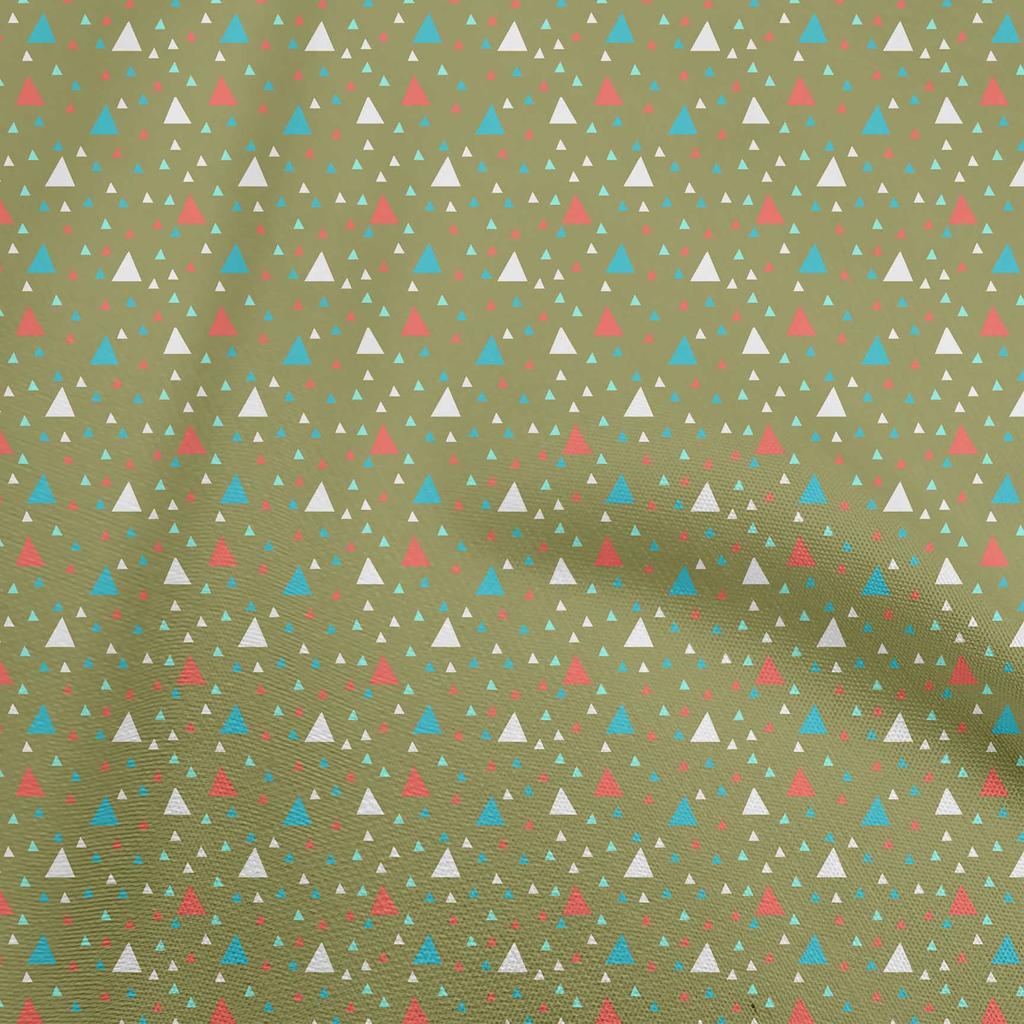 oneOone Cotton Flex Blue Fabric Geometric Sewing Craft Projects Fabric Prints By Yard 40 Inch