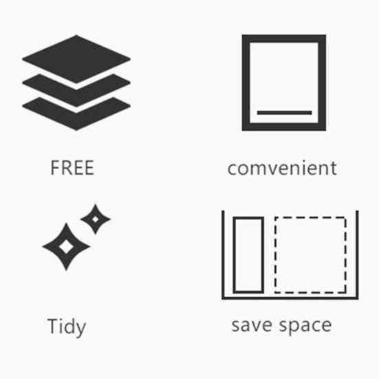 Regulowany stojak do przechowywania z przegrodami Wielofunkcyjny, wszechstronny i łatwy w montażu Regał do przechowywania do organizacji szafy