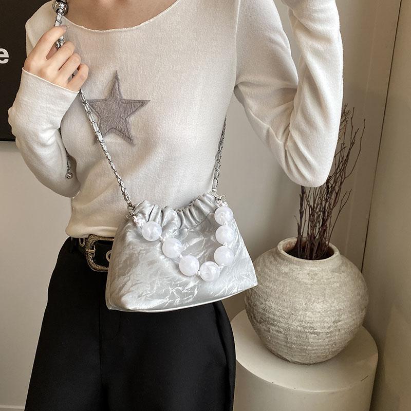 New PU solid color women's handbag shoulder bag fashion popular improve temperament quality excellent spring/summer fashion