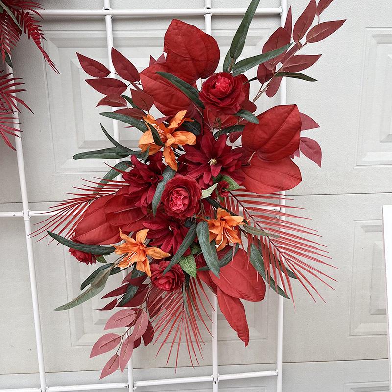 Complete Wedding & Banquet Artificial Flower Set: Ground Rows & Table Decor