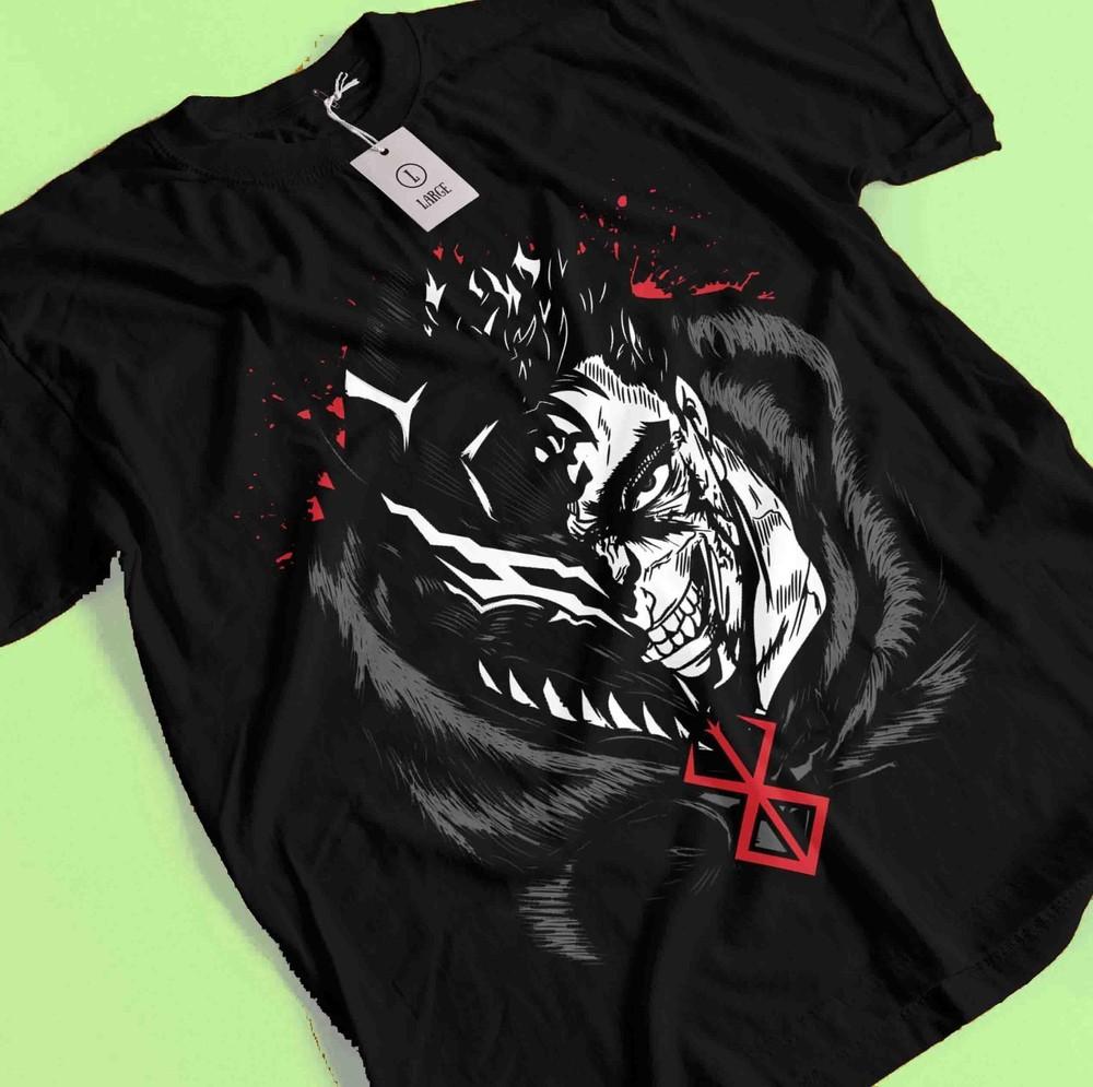 Berserk T-Shirt, Japanese Anime Tshirt Guts Manga Shirt, Casca Shirt Anime Tee