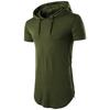 Mens Slim Fit Short Sleeve Hooded Tee With Premium Quality Muscle Tops For Casual Fashion
