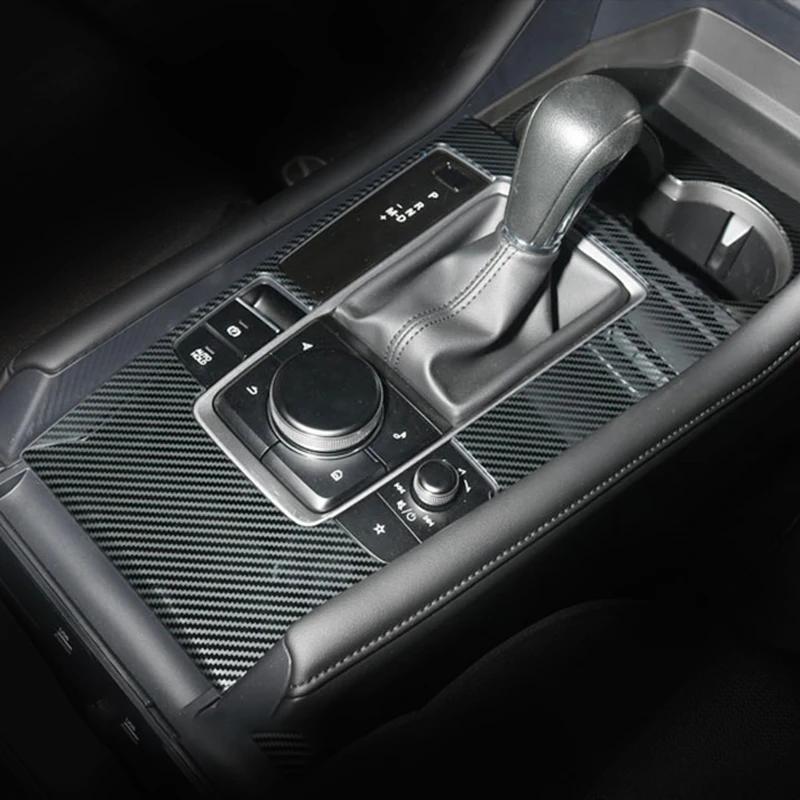 For Mazda 3 BP 2019 2020 2021 2022 2025 2024 2025 Car Central Console Gear Shift Panel Trim Cover Water Cup Frame Accessories