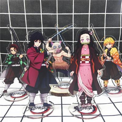 Game Anime Demon Slayer Blade Nidou Tanjiro Acrylic Cosplay Character Stand Acrylic Figure Stand Painted Desk Decor Ornament Gift